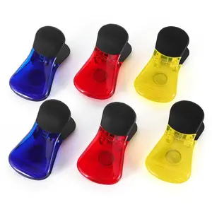 Yi Concept Plastic Refrigerator Magnet Clips Sets? Magnet Paper Clips, Snacks Bag Clips? Multipurpose Clips - Set of 6