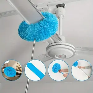Microfiber Dust Brush Extensible High Reach Bendable Thickened Cleaning Tool, Ideal for Hard-To-Reach Areas, Durable Design, Microfiber Ceiling Duster
