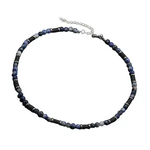 Natural Stone Beaded Necklace with Tigers Eye Elegances Present for Art Lovers