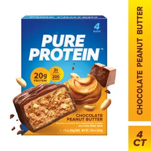 Pure Protein Bars, 20g Protein, Gluten Free, 1.76 oz, 4 Ct