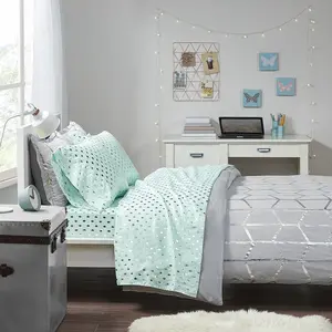 Main Street, Printed Sheet Set, Metallic Dot