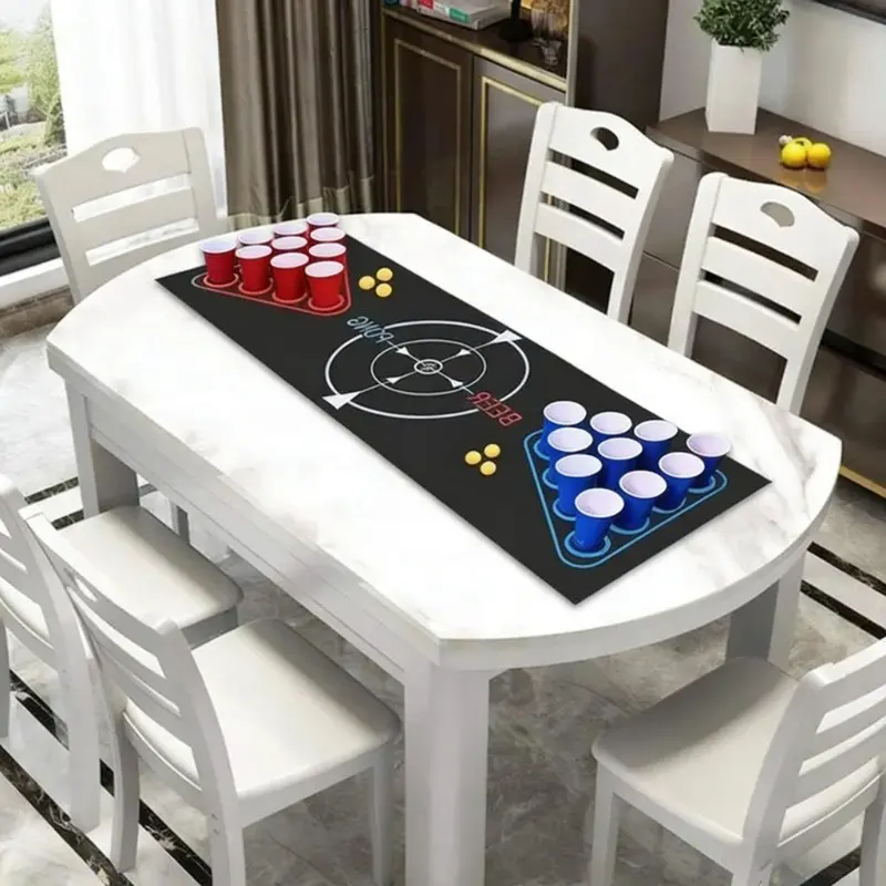 1 piece, 150*50cm, fun game, Tabletop games, Party Board Game, suitable for family gatherings, birthday parties, team building, portable colourful design, game party decoration