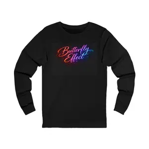 Butterfly Effect Dual Energy Long Sleeve Tee – Red & Blue Glow