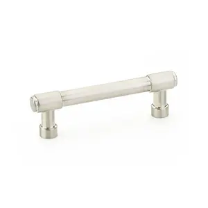 212 MAIN Emtek 86690US15 8 in. C-C US15 Industrial Modern Jasper Cabinet Pull, Door Hardware