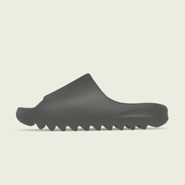 Adidas Yeezy Slide in Dark Onyx, Minimalist Open Toe Sandal for Male Casual Wear with a Comfortable Slip-on Fit, Comfortable Fit, Men's, Shoe, Footwear