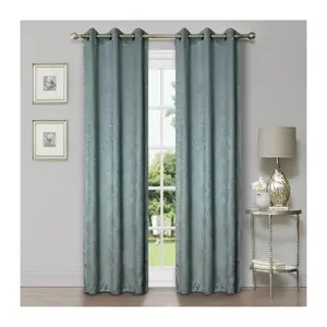 Superior Modern Geometric Waves Blackout Curtain Set, 42X84