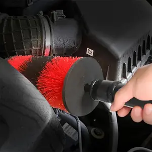 Car Wheel HUB Brush, Car Wheel HUB Cleaning Brush, Tire Brush, Car Wash Tool, Professional Car Cleaning Tool, Car Wash Accessories, Car Detailing Brush