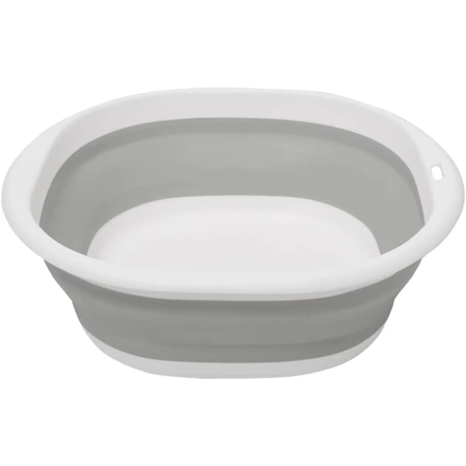 PrimPick Collapsible Wash Basin Foldable Washing Dish Tub Portable Dishpan Organizer Color Contrast Space Saving Storage Container for Household Cleaning Camping Hiking Picnic Collapsible Foot Bath