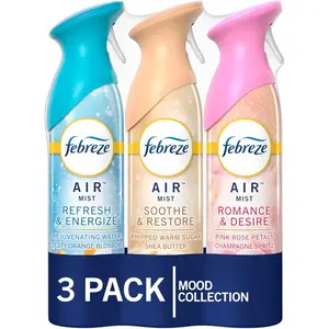 3 Pcs Air Mist Odor-Fighting Air Freshener fresh Scent 8.8 oz