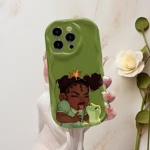 Princess And The Frog Phone Case - Suitable for iPhone 17 Air 16 15 14 13 12 11 Pro Max Plus Shockproof Camera Protection, Comfort-Grip TPU Cover,  Cartoon Design, Officially Licensed.