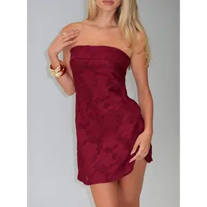Phillipa Mini Dress Burgundy Floral