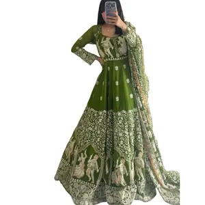 The Anarkali Gown (georgette fabric )