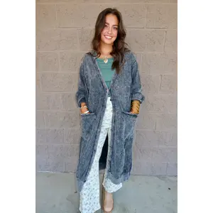 French Terry Oversized Cardigan (2 Colors)