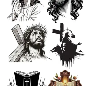 Religious Jesus DTF Transfer Sheet – Christian Heat Press Design