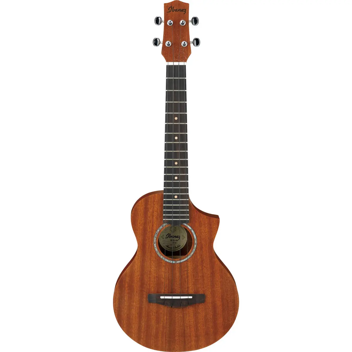 Ibanez UEWT5 Tenor Ukulele - Acoustic Stringed Instrument for Music, Open Pore Natural Wood Finish