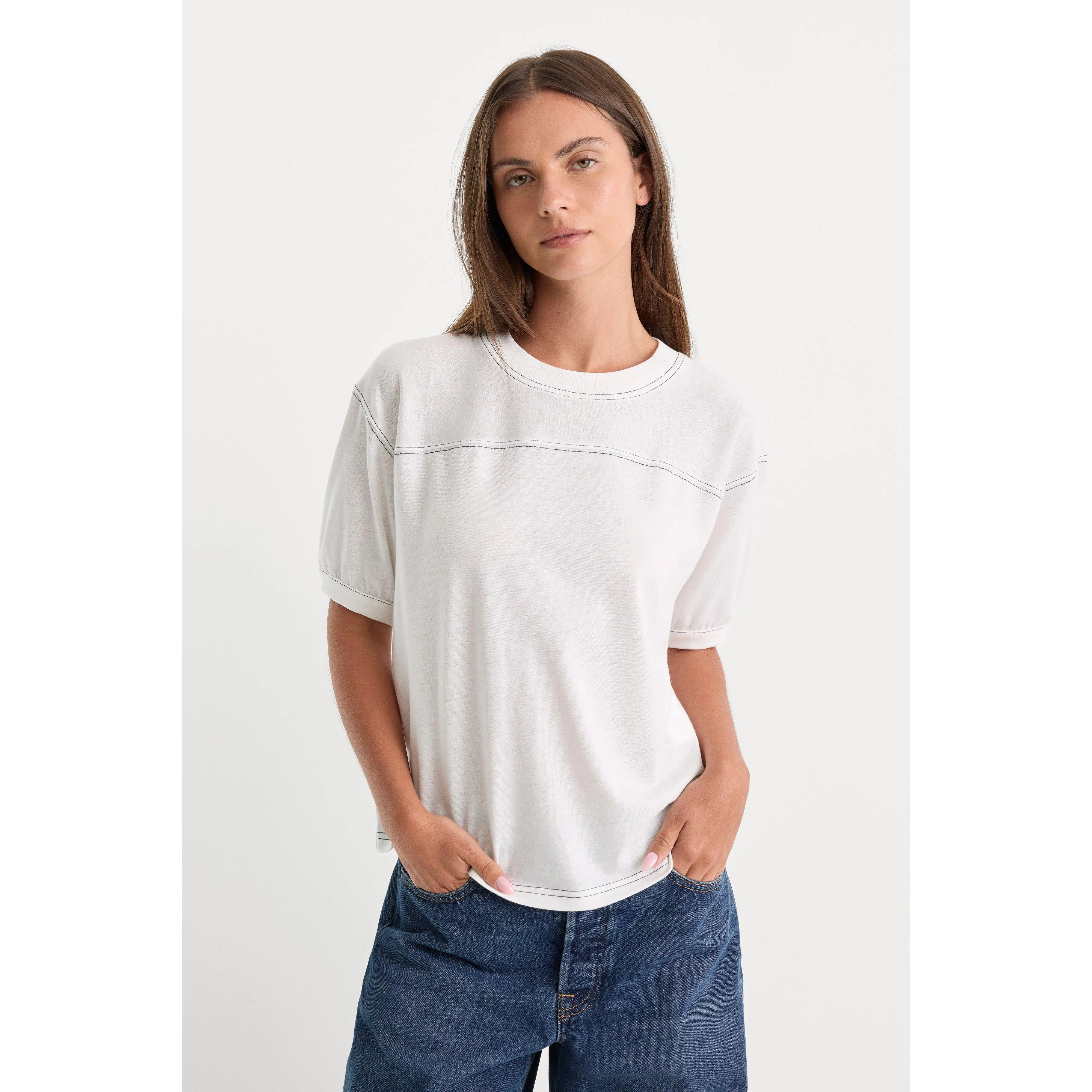 THE GYM TEE | CHALK