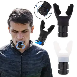Portable Lung Breathing Trainer, Adjustable Resistance, Premium Silicone, home training equipment, Improves Respiratory Capacity, Easy to Clean and Use