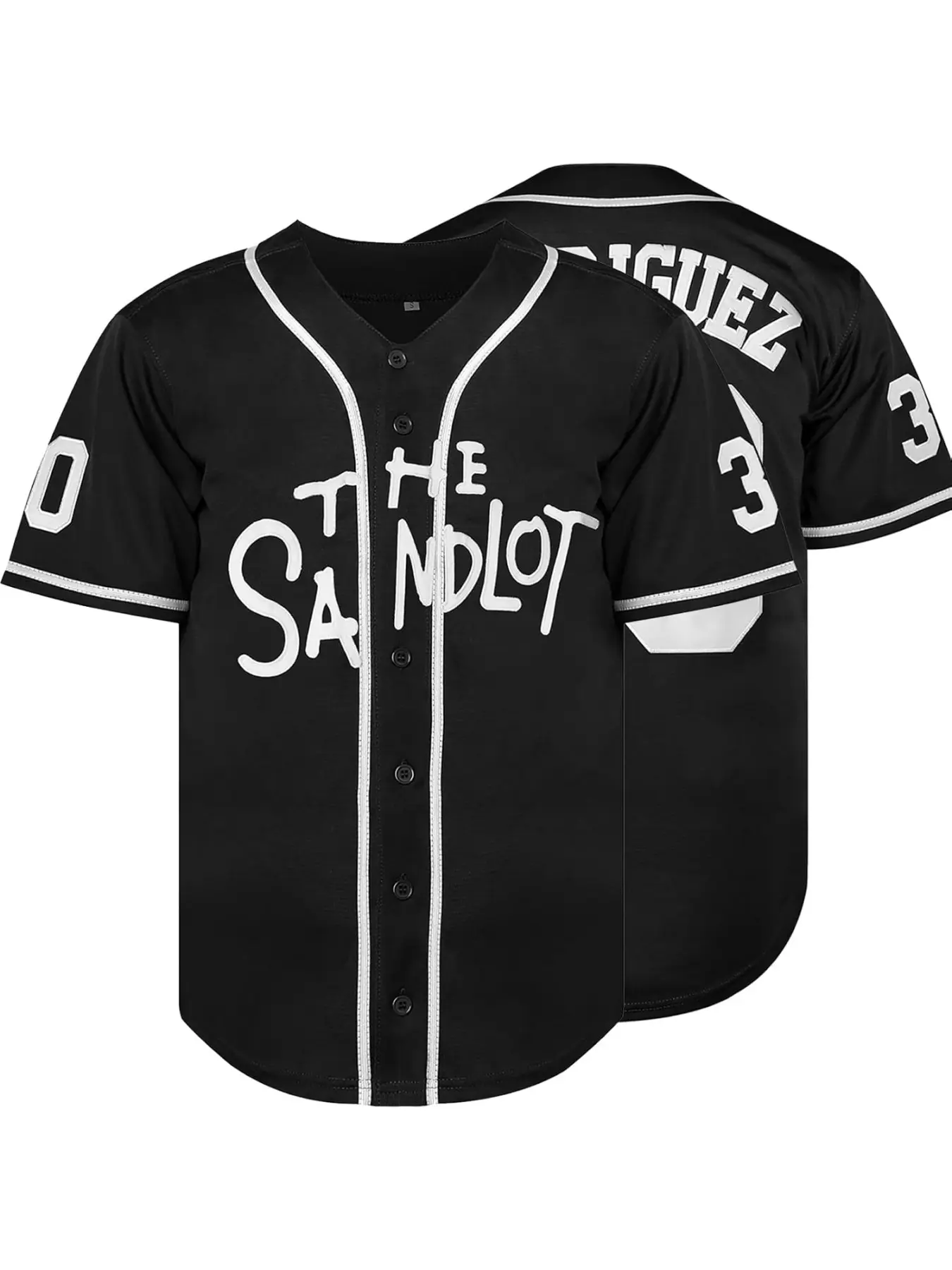 Plus Size The Sandlot Benny The Jet Rodriguez Michael Squints Palledorous Alan Yeah-Yeah McClennan Bel Air 3D Print Athletic Tops, Sportswear Clothing, Sports Baseball Jersey