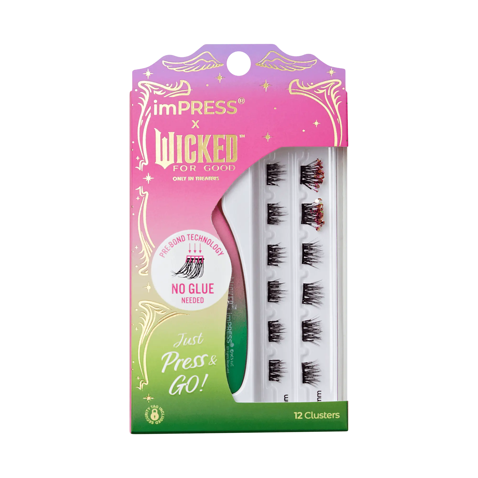 imPRESS X WICKED: FOR GOOD Falsies Self Adhesive Lash Clusters | Friends Till The End
