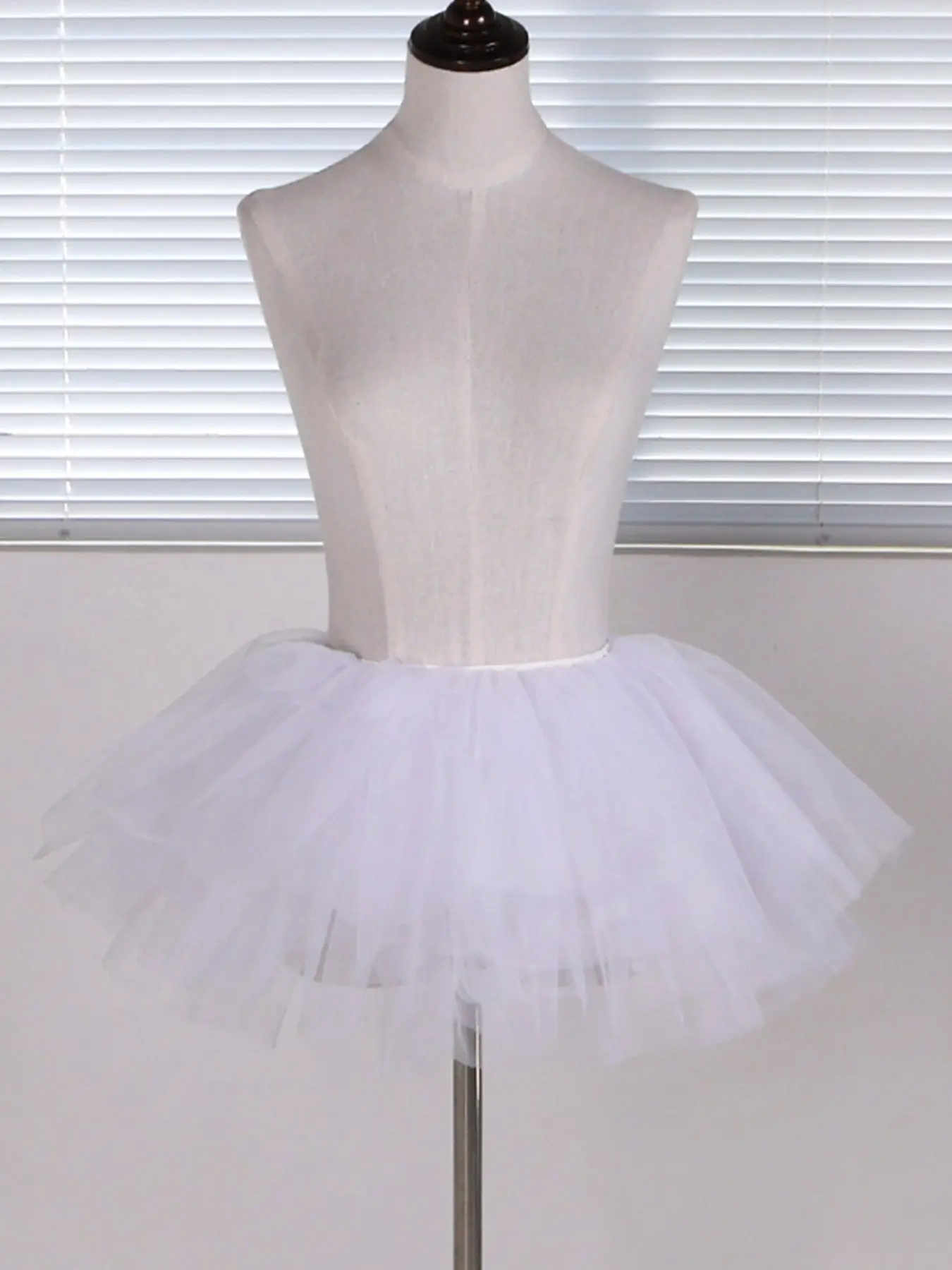 Vintage Rockabilly Petticoat, Fluffy Tulle Underskirt for Swing Dance, Retro Party, Pinup Costume, Multi-Layer Crinoline, Stretch Waist