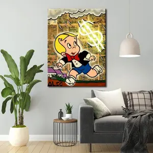 Alec Monopoly Poster, Richie Rich Wall Art, Quality Paper 8x12 to 27x40inch