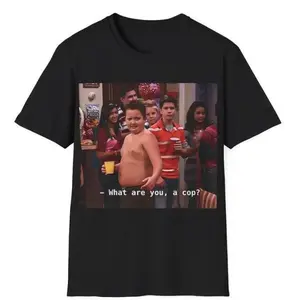 Gibby What are you a cop Unisex T-Shirt, Gibby Adult Casual T-Shirt Menswear Top Underwear Tshirt Streetwear Tropical Adult unisex T-shirt