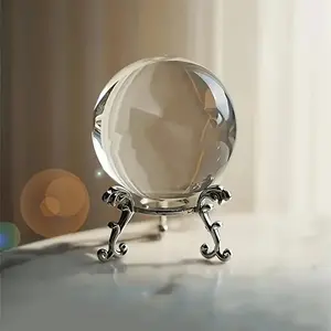 Elegant Crystal Ball Set for Photography, Home & Party Decor, Ideal Christmas & Thanksgiving Gift, Stunning Decoration Accessory