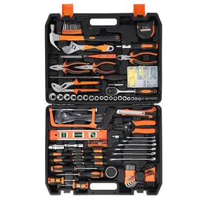 236 Piece Household Tool Set Mechanics Kit Socket Wrench Auto Repair Tool Kit Hand Tool Kit with Storage Case