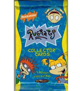 Nickelodeon Rugrats Tempo Trading Cards Collector Pack with 7 Premium Cards Featuring Classic Characters