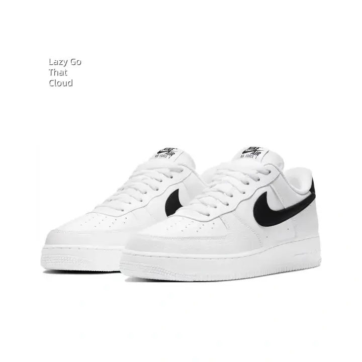 Black White Contrast Grain Leather Low Top Platform Skate Sneakers, Unisex Cushioned Flat Casual Shoes, Breathable Color Block Footwear for Street Style Campus Commute Couple Daily Outfits