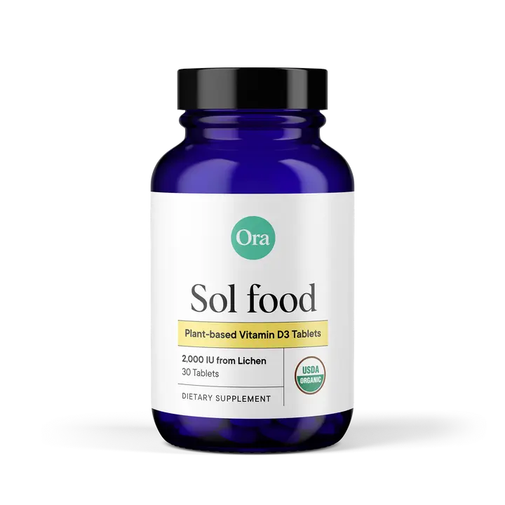 Plant-Based Vitamin D3 Tablets – 2,000 IU Vegan Vitamin D3 from Lichen