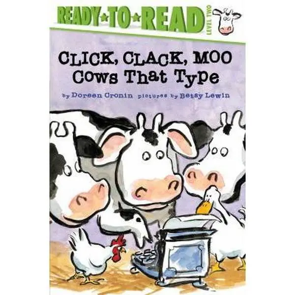 USED-Click, Clack, Moo/Ready-To-Read Level 2: Cows That Type by Cronin, Doreen (Hardcover)