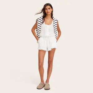 Women's Mid-Rise Woven Drawstring Shorts - Parke