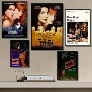1pc Classic Horror Witch Movie Practical Magic Retro Film Poster And Prints Wall Art Pictures Canvas Painting Home Room Decor