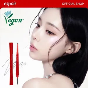 Espoir The Brow Balance Pencil - Hard Formula, Waterproof, K-Idol Style, Triangle Slim Shaped, Delicated Drawing, Easy to Grip, Natural Clean Brow, 6 Shades, Vegan