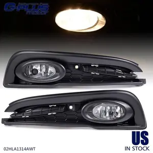 Fit For 2013 2014 2015 Honda Civic Left+Right Bumper Fog Lights Lamps W/ Switch