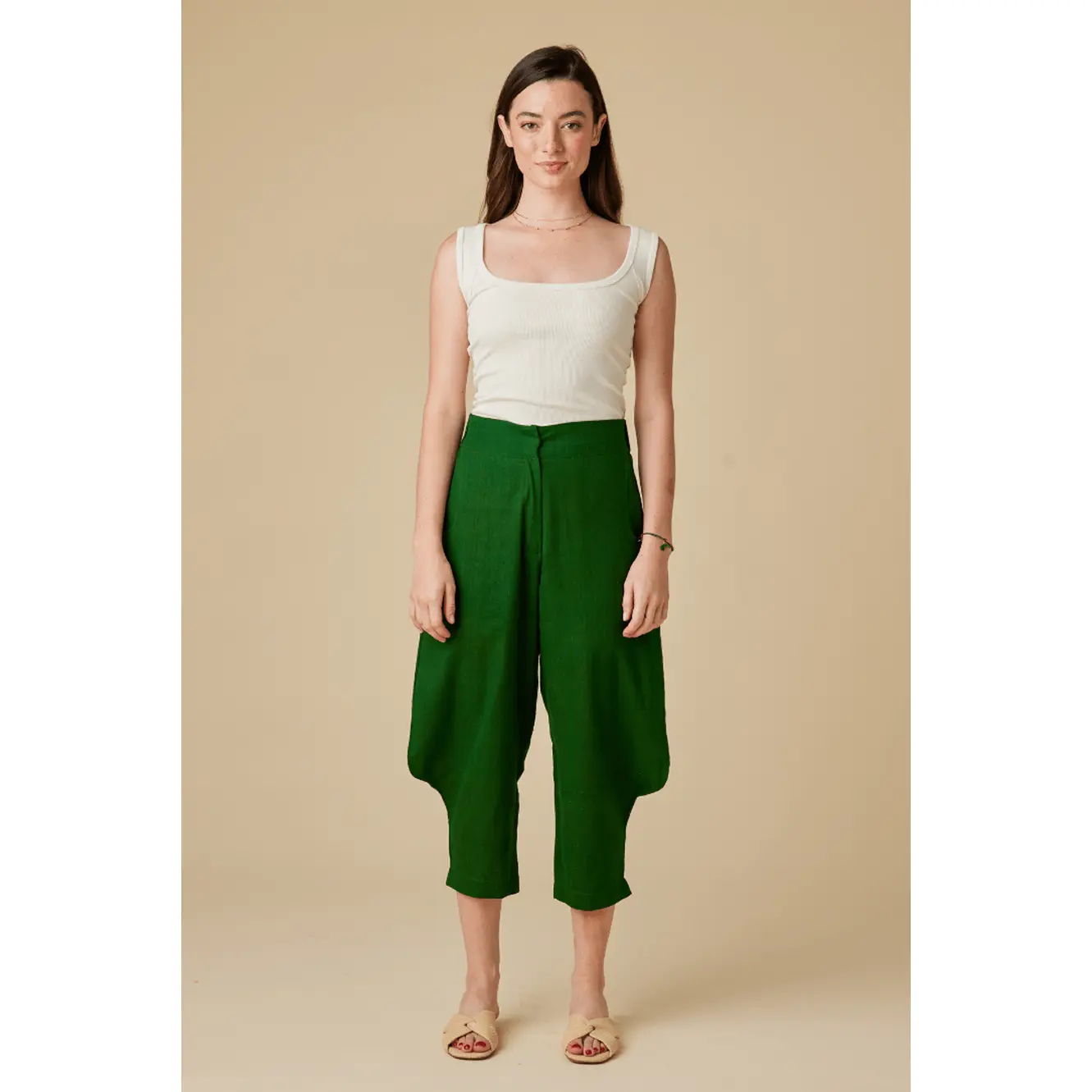 Harlow Khadi Cotton Pants
