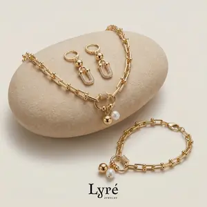 Isla Pearl Drop Chain Set | U-Link