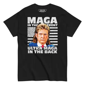 Maga In The Front Ultra Maga In The Back Graphic T-Shirt