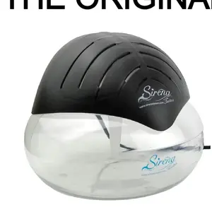 Sirena Twister Black The Original Air Purifier Water Filter Air Cleaner For Home Essential Oil Aromatizer With LED Night Light For Smoke & Pets Aromatic Fragrance Machine