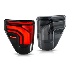 Kuer LED Full LED Tail Light Fit w Blind Spot for 2021-2026 Ford F150 F-150 Sequential Lights