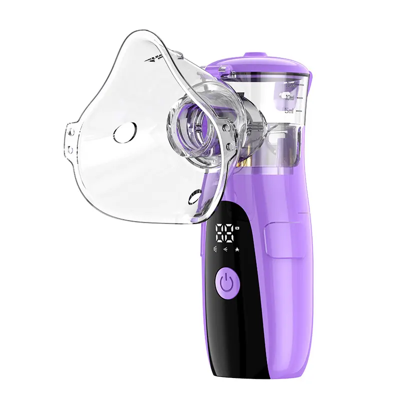 Portable Nebulizer USB-powered with Self-Cleaning Mode, Rechargeable Nebulizer, Handheld Smart Nebulizer,  quiet operation, easy to use and maintain