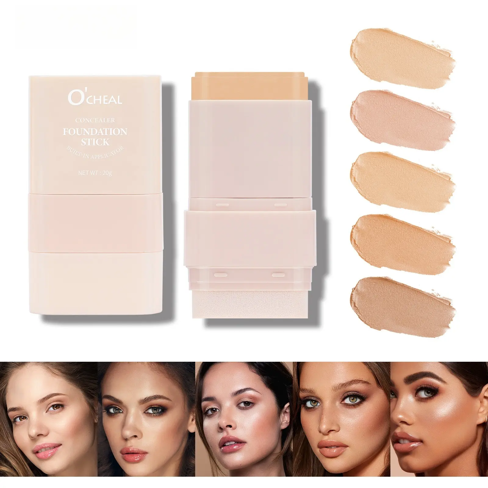 Eraser Concealer Foundation Stick Hydrating Lightweight Brightening Complexion Foundation Makeup Cosmetic