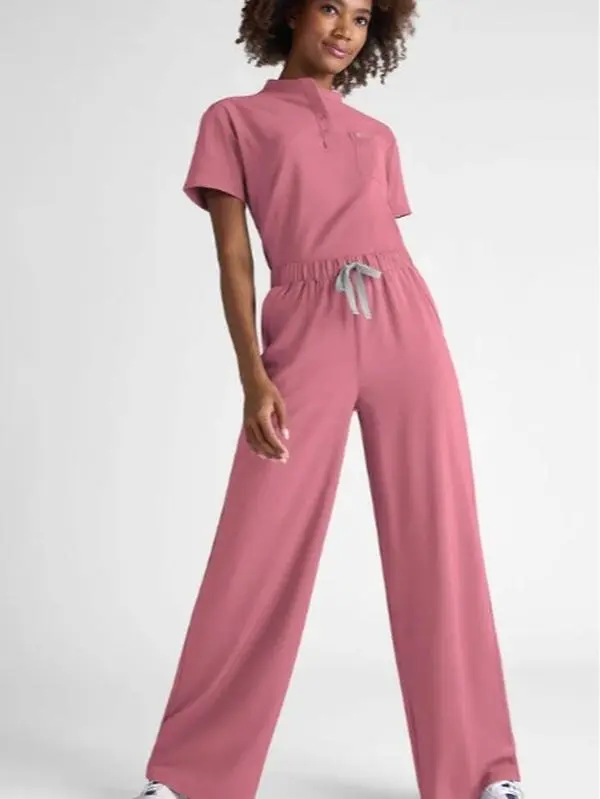 Easy STRETCH Hunter Women's 6-Pocket Relaxed Fit Wide Leg Scrub Pant