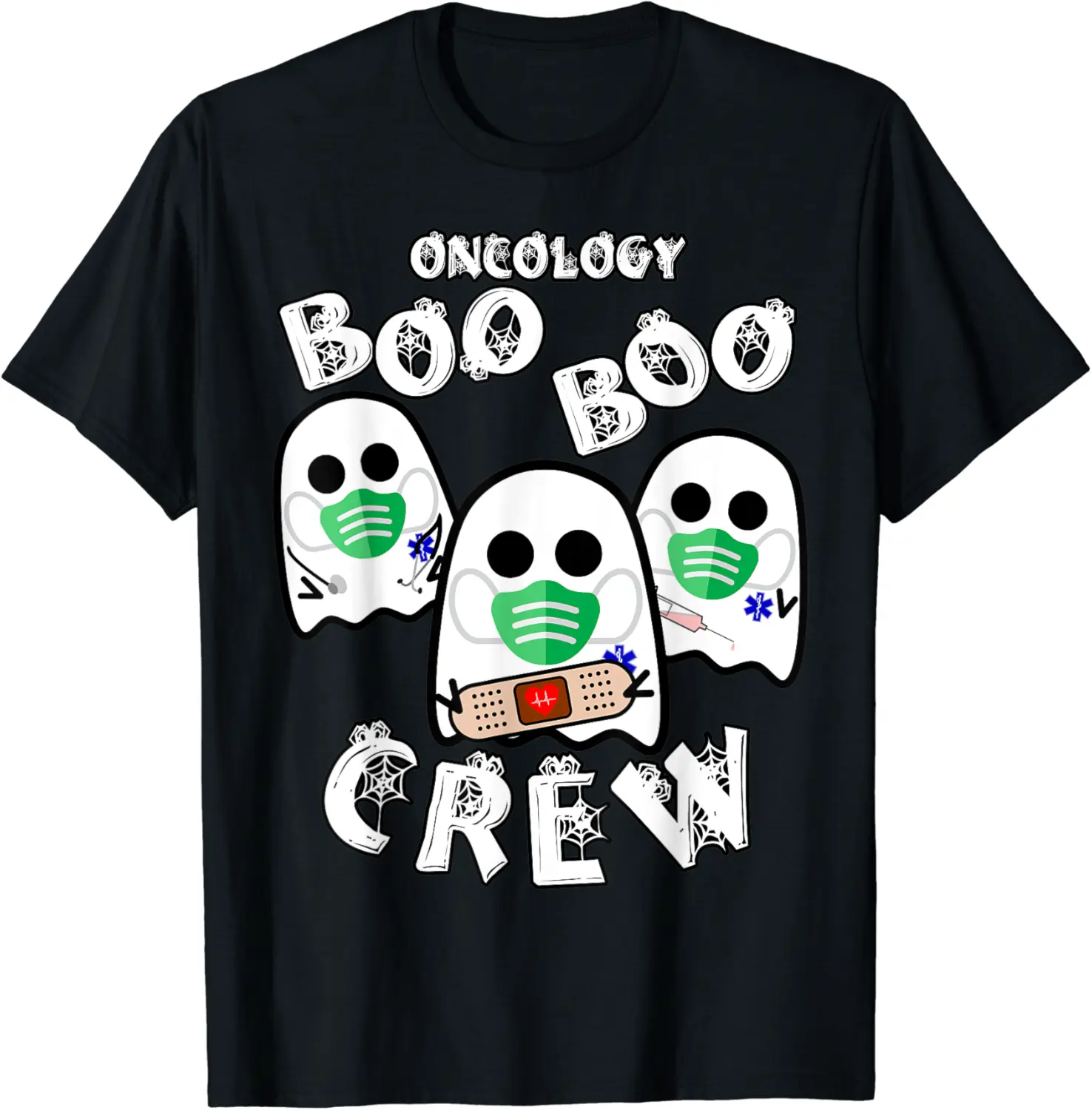 Oncology Boo Boo Crew - Funny Nurse Doctor EMS Halloween T-Shirt - Nicolelebro Shop 47B09GZND65F