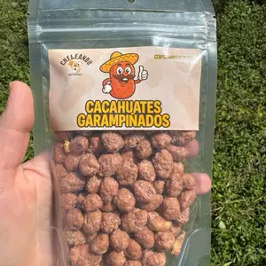 Cacahuate Garapiñado | 140g | Cheleando! | Mexican peanuts snack Crunchy