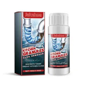 Drain Cleaner Powder, Dissolves Clogs in Bathroom Sinks, Toilets & Kitchen, Prevents Blockages, Effective Cleaning Solution