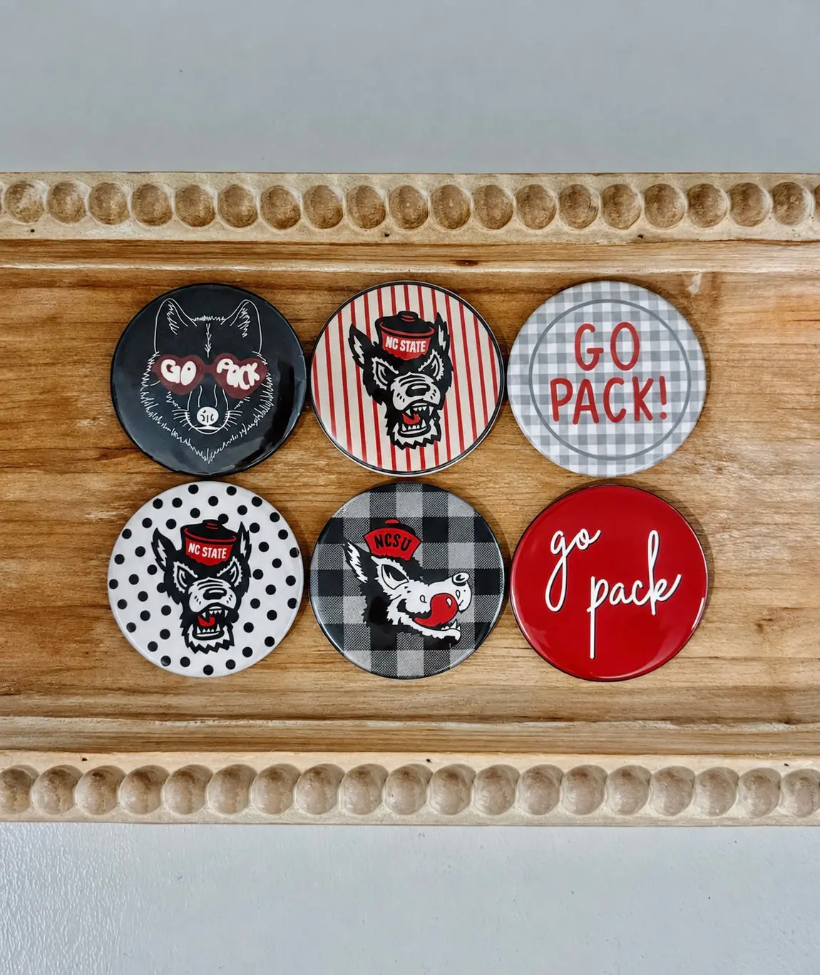 NC State Gameday Collectible Pinbacks - Sports Fan Entertainment Collectibles