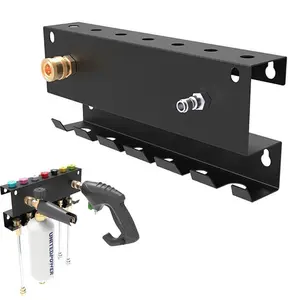High Pressure Washer Gun Holder, High Pressure Washer Nozzle Tip & Pressure Rod Extension Storage Rack, Heavy Duty Multifunctional Tool Accessories