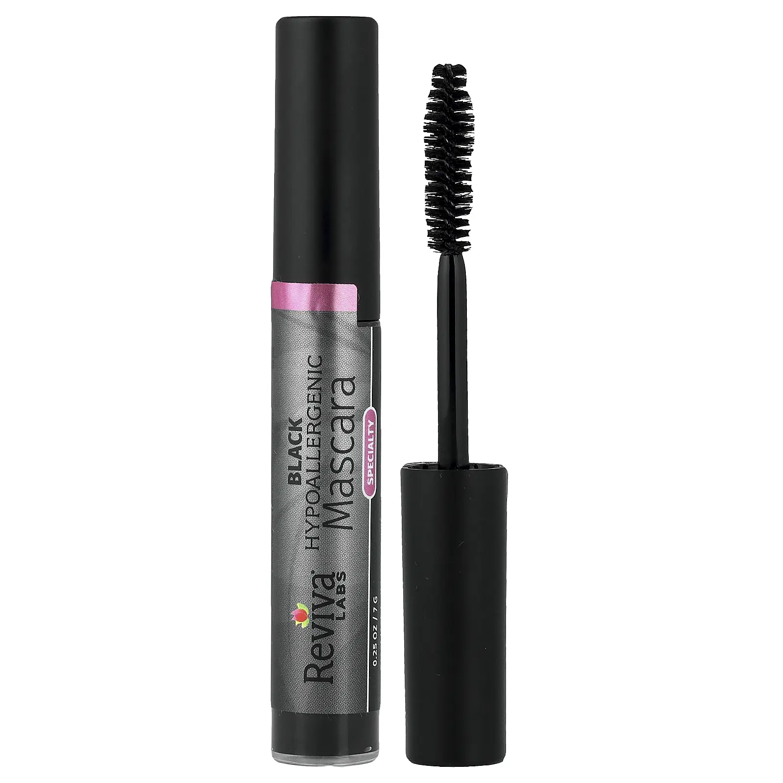 Reviva Labs Hypoallergenic Mascara, Black, 0.25 oz (7 g)